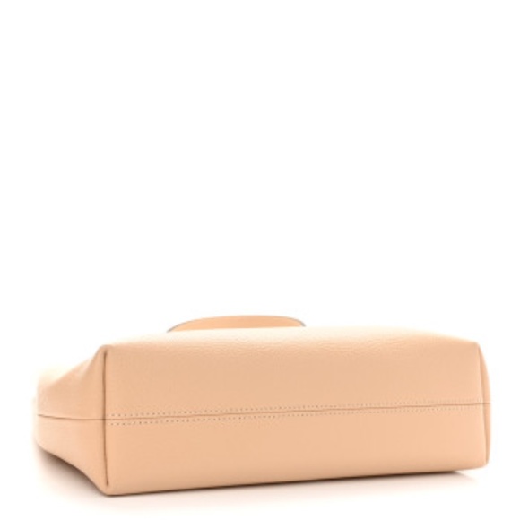 Versace Nude Calf Leather Small Hobo Shoulder Bag - Picture 4 of 9